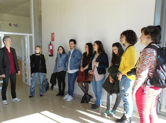 Alumnos de la Facultad de Traducción de Soria visitan la Casa del Traductor